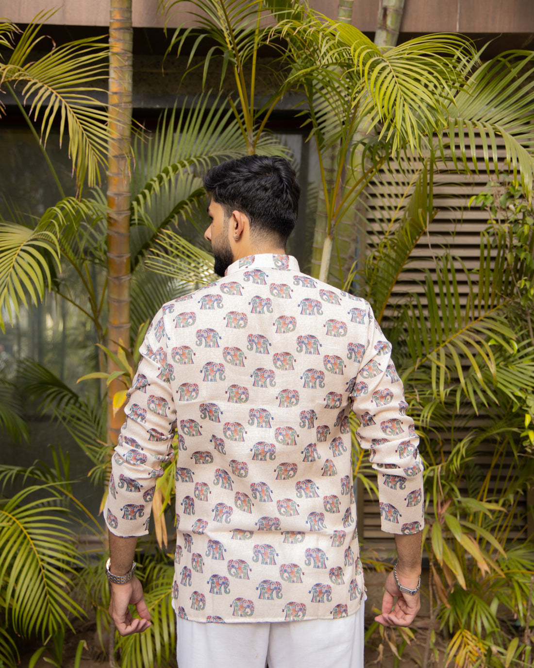 Heritage Elephant Short Kurta
