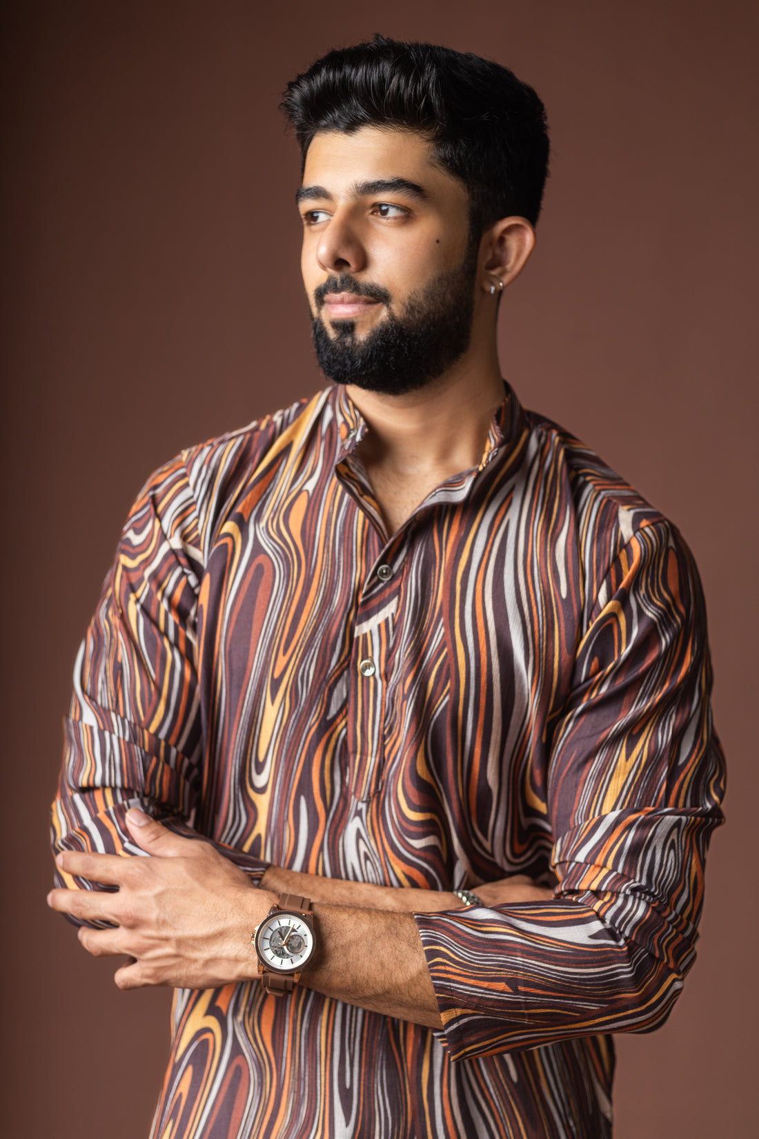 Multi color Abstract Print Kurta