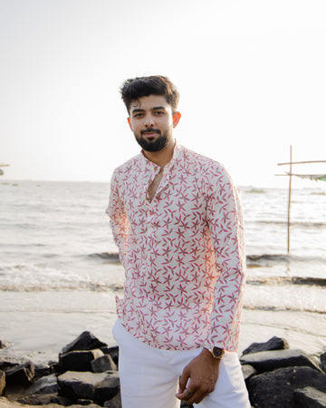 Blush Breeze Short Kurta