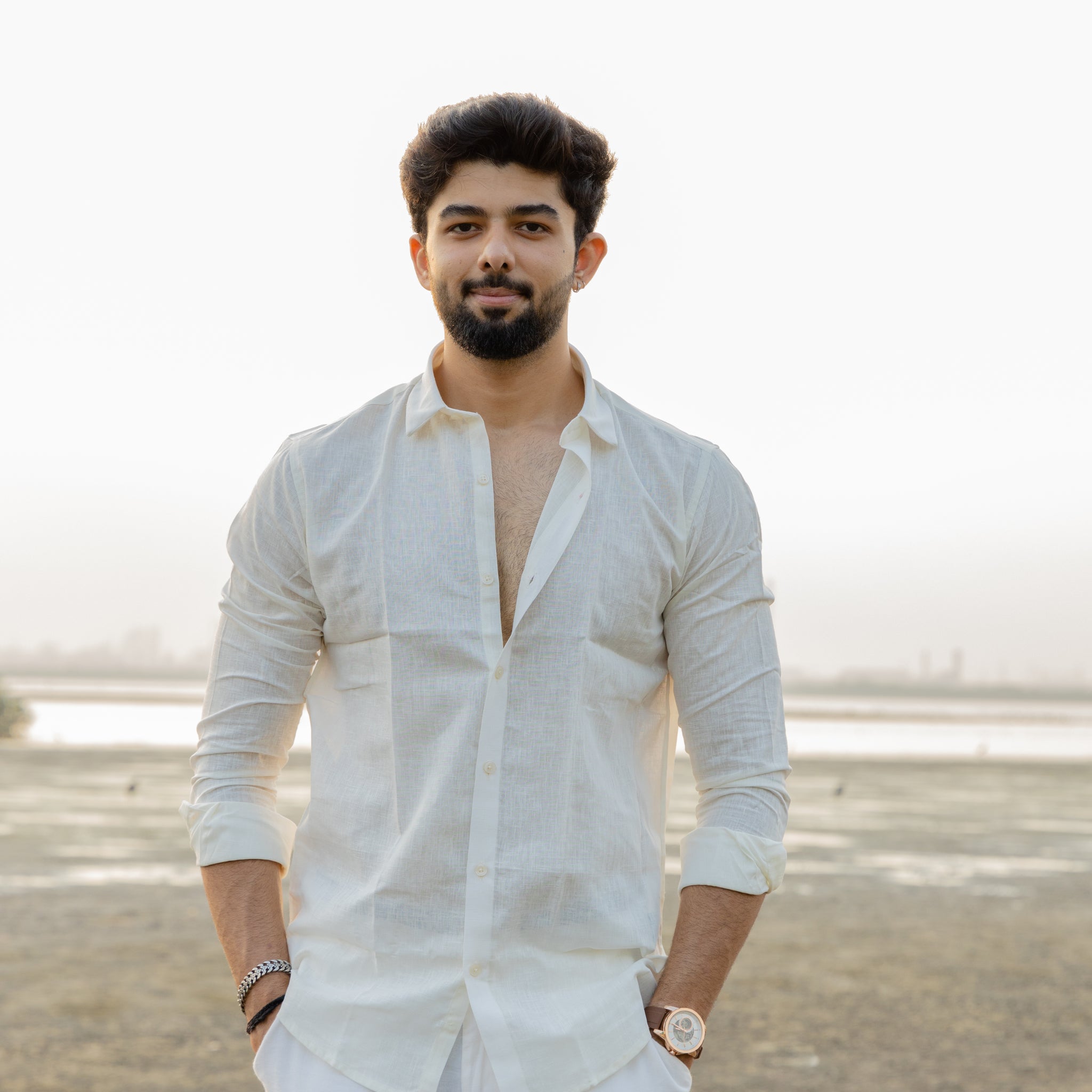 White Linen Shirt