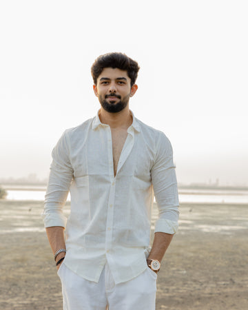 White Linen Shirt