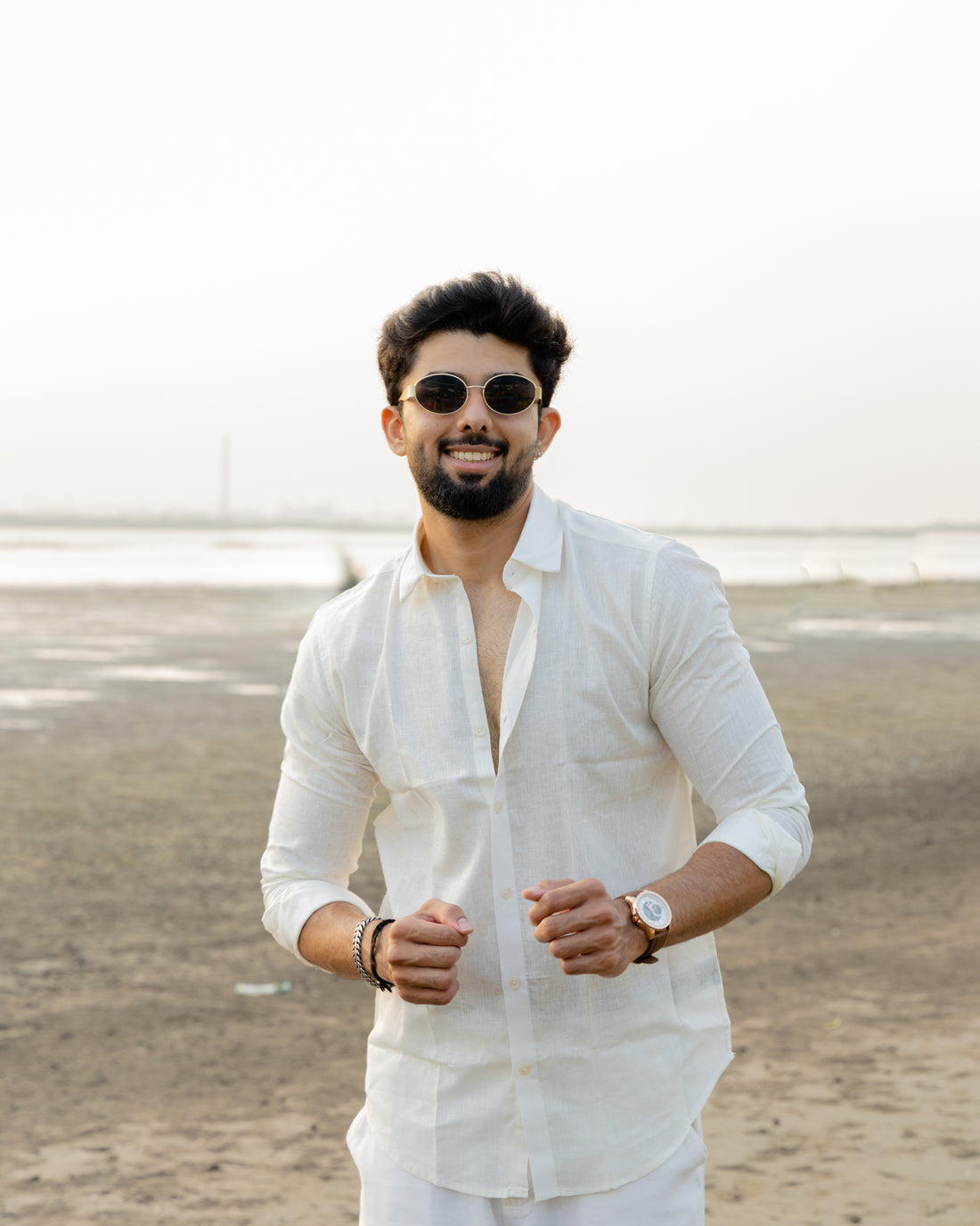 White Linen Shirt