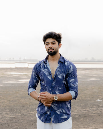 Feather Fade Printed Shirt