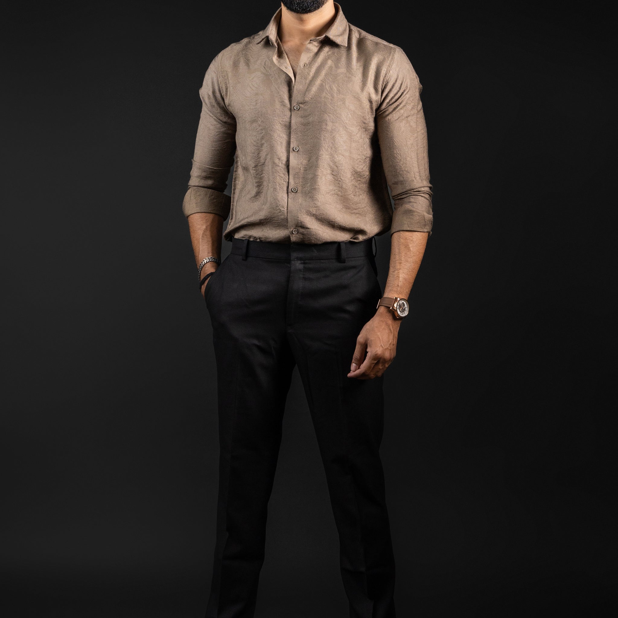 Rustic Bronze Premium Texture Shirt