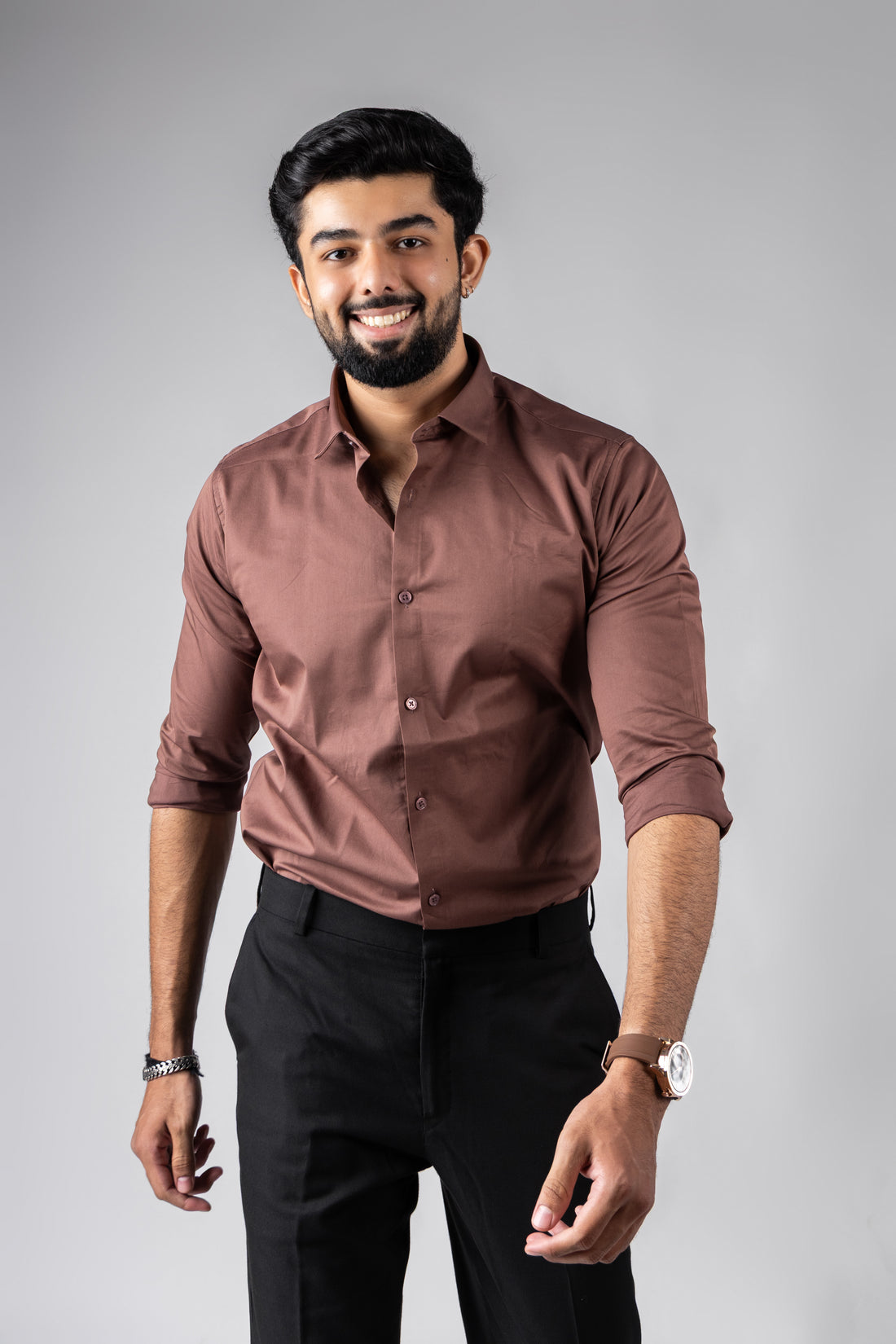 Chestnut Brown Classic Shirt