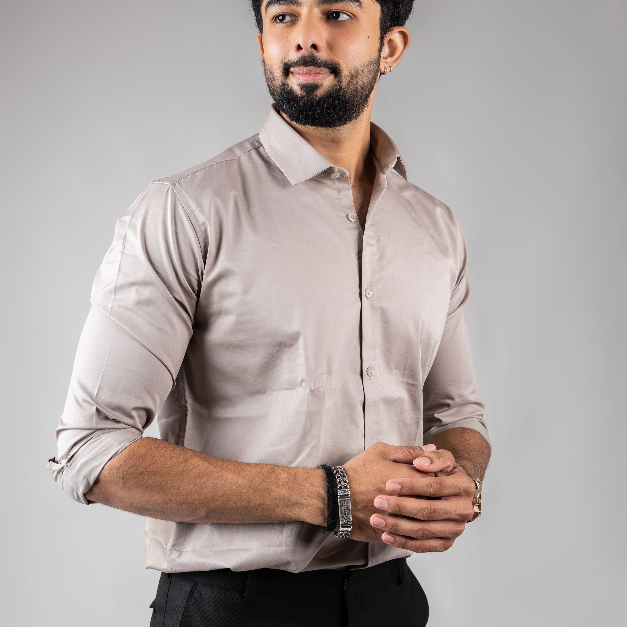 Stone Taupe Classic Shirt