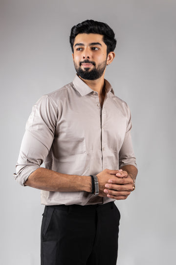Stone Taupe Classic Shirt