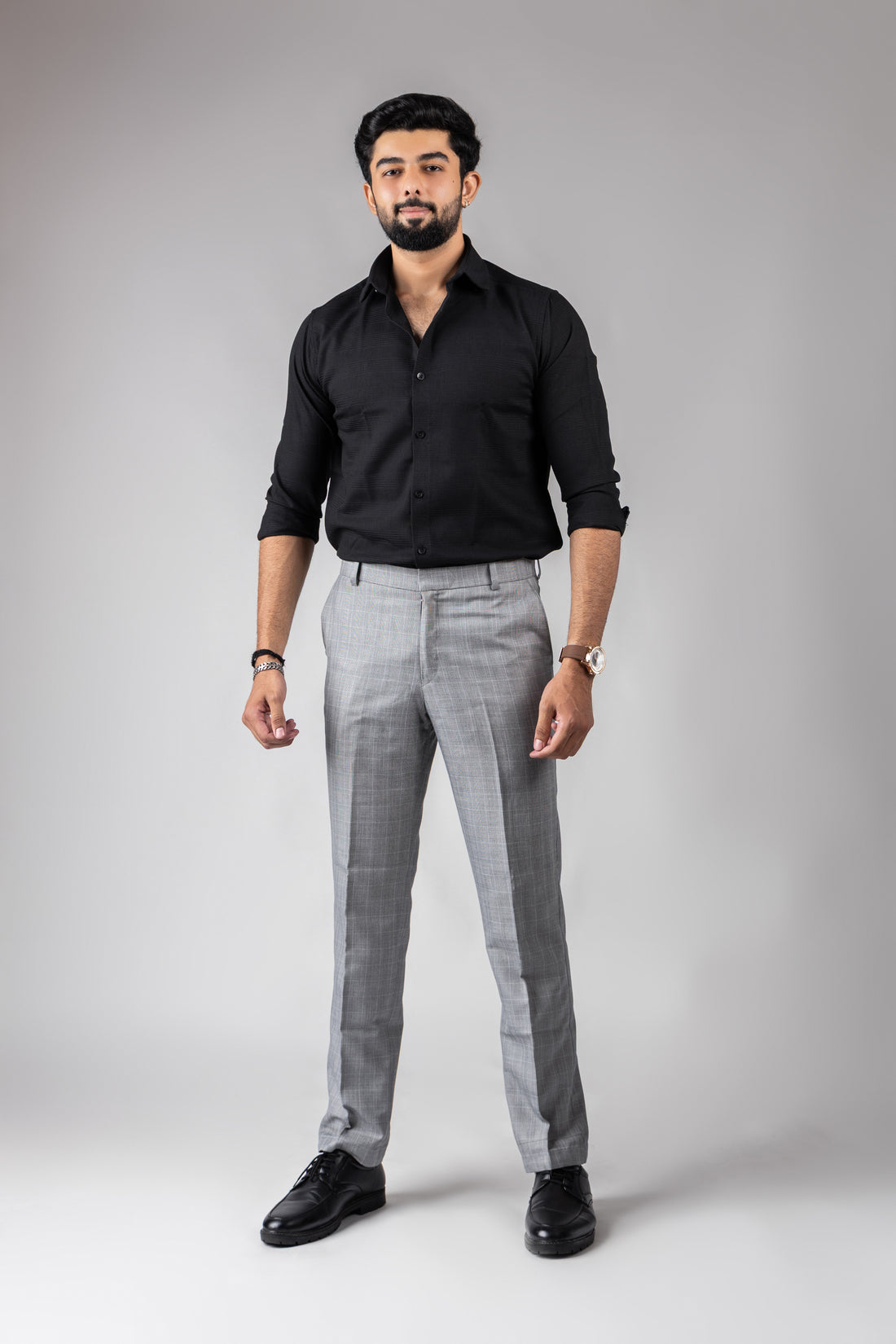 Midnight Black Texture Shirt