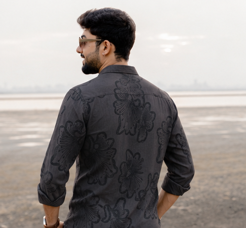 Midnight Bloom Royale Shirt