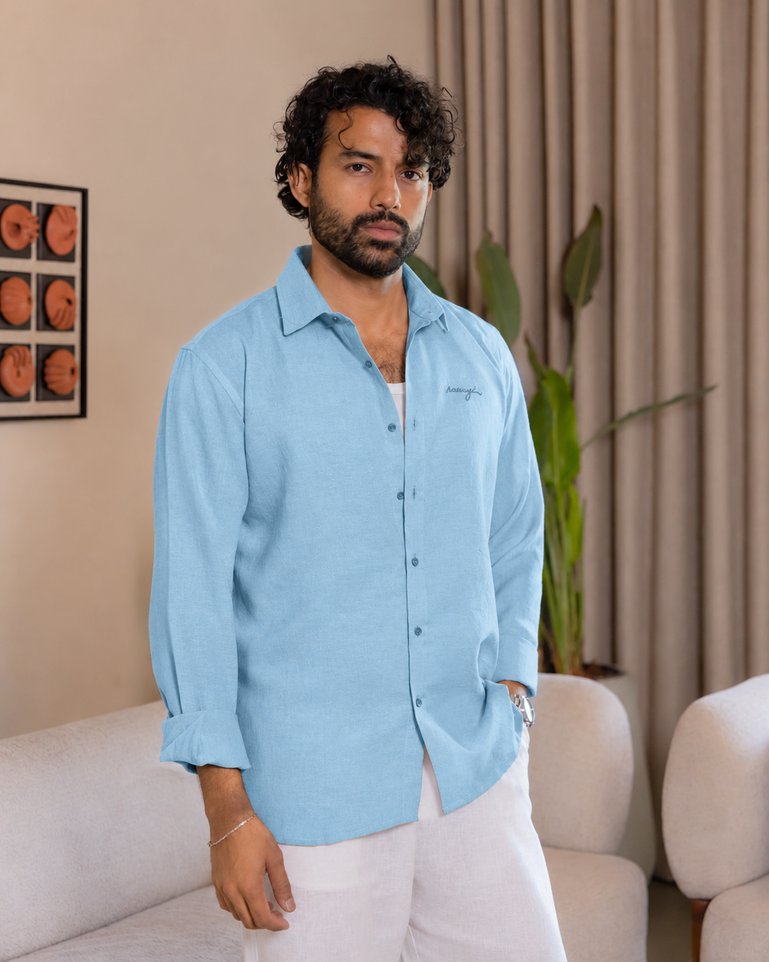 Powder Blue Sorin Shirt
