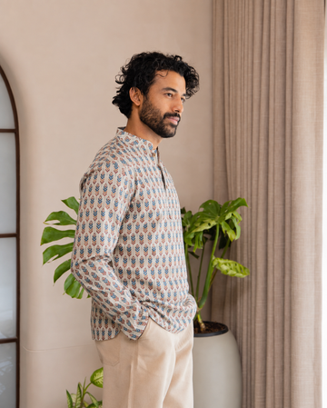 Saanjh Printed Short Kurta