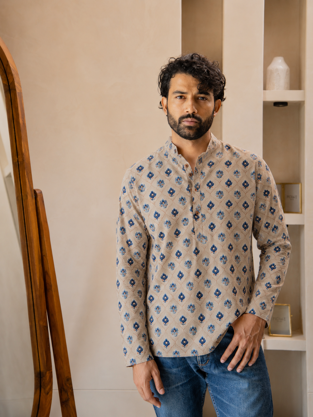 Neelbagh Printed Short Kurta