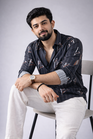 Midnight Motion Printed Shirt