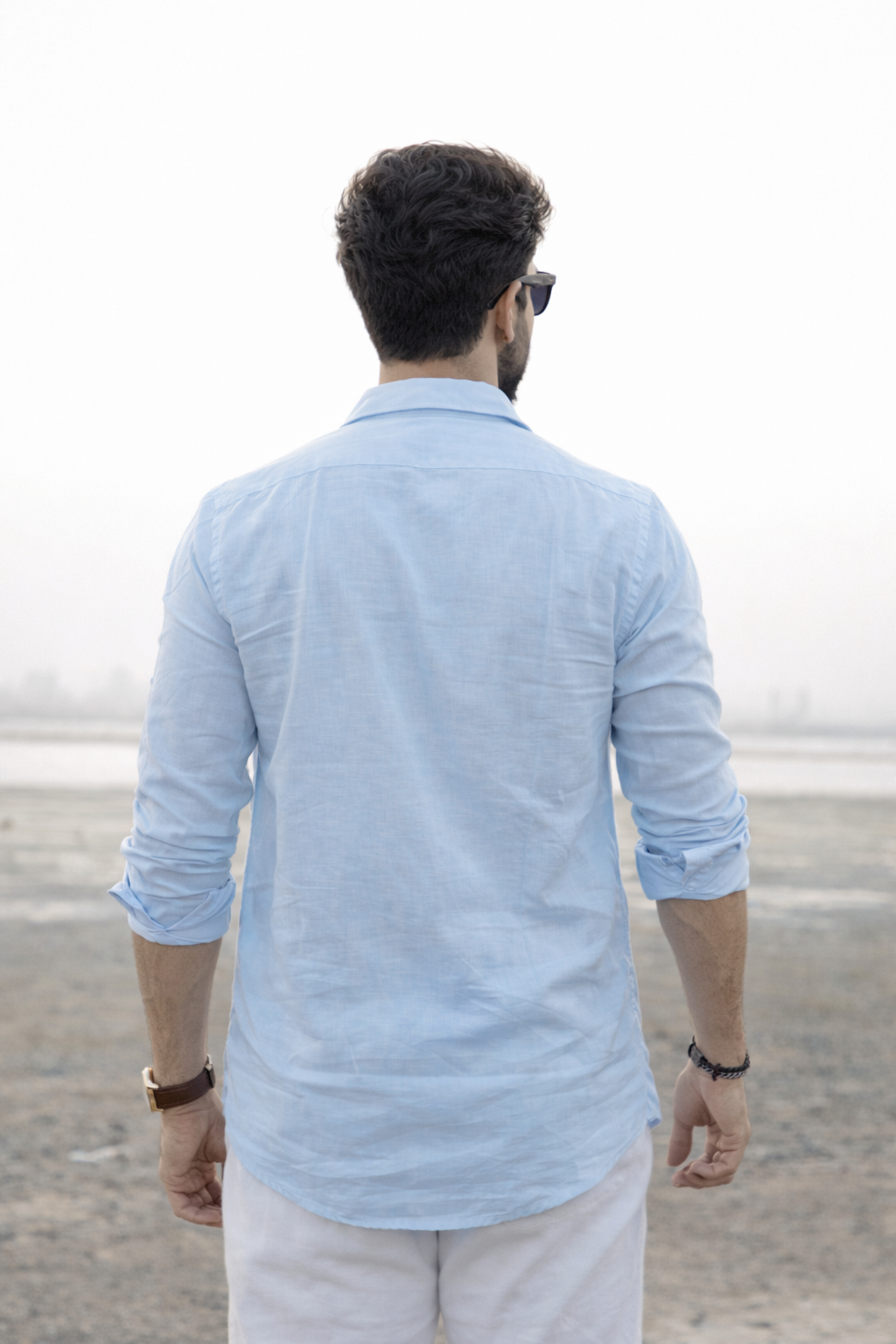 Light Blue Linen Shirt