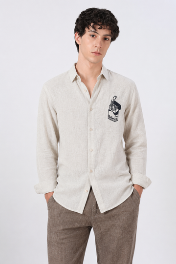 Smoke Break Embroidered Shirt