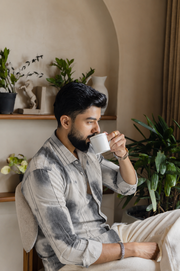 Slate Wash Textured Shirt