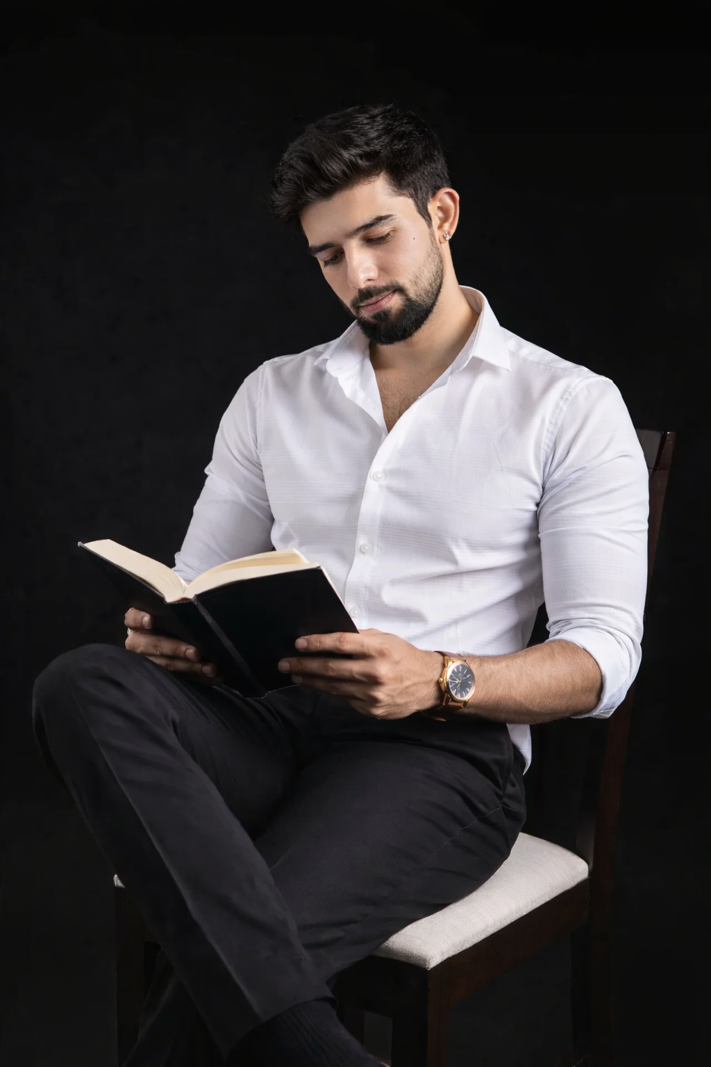 Classic White Texture Shirt