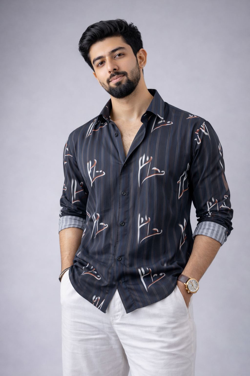 Midnight Motion Printed Shirt