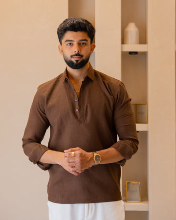 Espresso Sorin Popover Shirt