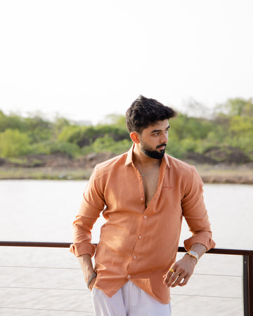 Sunset Peach Sorin Shirt