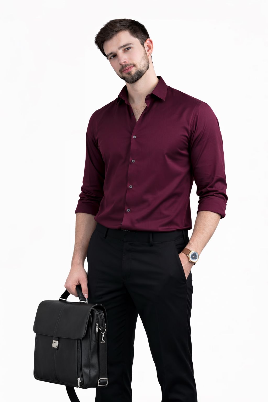 Elite Burgundy Classic Shirt
